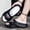 black, variant on Lightweight Athletic Men’s Home Slippers, Summer Minimalist Casual Style, Non-slip Wearproof Outsole, Quick Drying Water Resistant, Breathable Open Toe Slides for Indoor Use and Outdoor Daily Wear