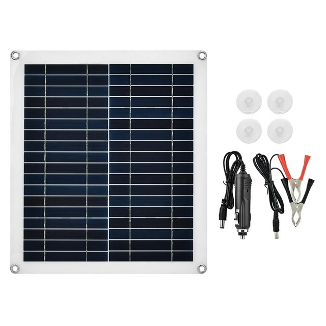 Impermeable Al Aire Libre Del Cargador Del Panel Solar Policristalino Flexible Nuevo 25W Inevent AF000421-00