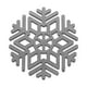 thumbnail image 2 of Snowflake Dining Table Mats Heat Insulating Mats Geometric Snowflake Mats Bowl Mats Kitchen Hollow Out Saucer, 2 of 6