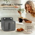 thumbnail image 5 of LIVEN Large Air Fryer 7 QT, Airfryer Family Size with 8 Preset Cooking, Viewing Window, Easy Clean, Low-noise for Quick Easy Meals French Fries Drumsticks Steak Bacon Fish Shrimp Cake, Grey, 5 of 6