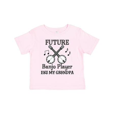 

Inktastic Future Banjo Player Like Grandpa Gift Toddler Boy or Toddler Girl T-Shirt