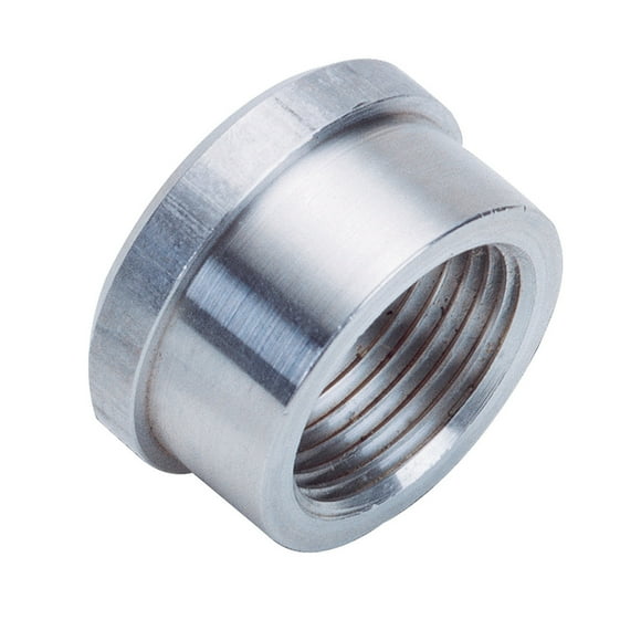 Russell Automotive Weld-In Bung 670780 Female 3/4 Inch -14 NPT; Aluminum; Single