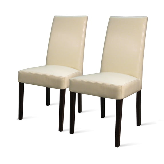 Hartford Parson Dining Chair With Wenge Brown Legs (Set of 2), Multiple Colors