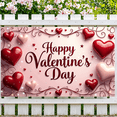 thumbnail image 3 of Valentines Day Party Decoration Banner Photo Booth Romantic Display Background Wedding Backdrop Love Celebration Event Home Decor, 3 of 3