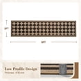 thumbnail image 5 of VUNATE Outdoor Rugs Carpet 2'x8' Jute Rug Boho Checkered Washable Patio Rug Distressed Modern Braided Area Rugs Black Indoor Outdoor Rugs for Living Room Entryway Laundry Balcony, 5 of 8