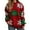Red, variant on Winter Sweaters for Women Women Winter Crewneck Embroidered Knit Pullover Sweater Soft Cozy Casual For Fall Holiday Season With Festive Design And Warm Comfort Fit Ugly Christmas Sweaters