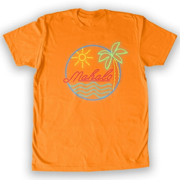 Function - Mahalo Neon Lights Men's Fashion T-Shirt