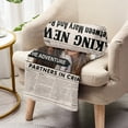 thumbnail image 3 of Breaking News Partner in Crime - Personalized Bestie Blanket, 3 of 6