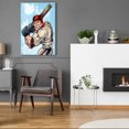 thumbnail image 5 of Epic Art 'Cartoon Baseball Player Mascot' by Flyland Designs, Acrylic Glass Wall Art, 24"x36", 5 of 8