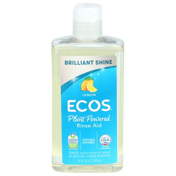 (Pack of 6) ECOS Dishwash Wave Jet Rinse Aid 8 Oz