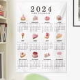 thumbnail image 2 of Mdesiwst Large Bedroom Wall Calendar 2024 Wall Calendar Large Soft Washable Living Room Bedroom Wall Hanging Tapestry Backdrop Decoration Cloth 12 Months, 2 of 6