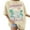 Beige, variant on Beach Oversized Graphic Tees for Women Vintage Adventure Short Sleeve Shirts Baggy Summer Vacation Tops Beige L