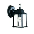 thumbnail image 2 of Builder's Choice 1-Light Matte Black Wall Light, 2 of 2