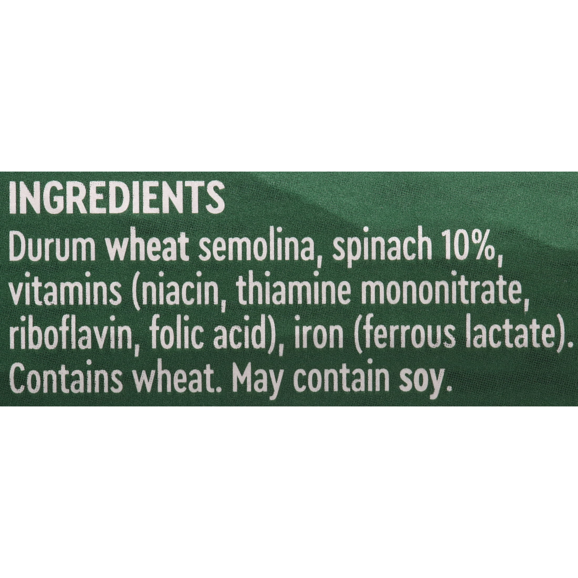 (4 pack) De Cecco Spinach Spaghetti Pasta, Contains Wheat, No Dairy or Soy Allergens, 16 oz