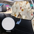 thumbnail image 6 of Xixirimido Roosters Dandelion Floral Print Gym Car Seat Cover Towel Sweatproof Protector for Post-Workout Large Universal Front Seat Mat Non-Slip for Cars, Trucks, SUVs2Pack, 6 of 8