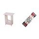 thumbnail image 1 of Mesita De Noche Práctica Para Hotel, Cafetería, Pasillo, Salón, Balcón; Mantel Reutilizable De Navidad Para Armario, Mesa De Centro O Estilo Rústico., 1 of 8