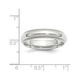 thumbnail image 2 of Auriga Fine Jewelry 14K White Gold 5mm Milgrain Half Round Women's Wedding Band Size 8, 2 of 4