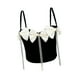 thumbnail image 5 of Top corto Con borlas de diamantes de imitación Yinane lujoso para mujer 34B75, 5 of 8