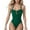 Green, variant on Ndbuld Women's One Piece Swimsuit Athletic Bathing Suit Modest Swimwear Rollbacks Blue L