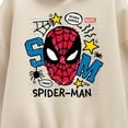 thumbnail image 2 of Marvel - Spider-Man Scribbled Notebook - Women's Oversized Fleece Hoodie Sweatshirt, 2 of 4
