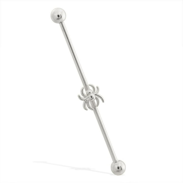 14k white 2024 gold industrial bar