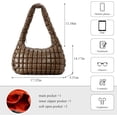thumbnail image 3 of LinYooLi Quilted Tote Bag for Women Large Faux Leather Trendy Light Padding Puffer Bag Hobo Bag Shoulder Crossbody Bag, 3 of 6