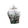 thumbnail image 4 of WLPZXP Ceramic Ginger Jar Chinese Porcelain Temple Jar Tea Container Floral Arrangement Style A, 4 of 9