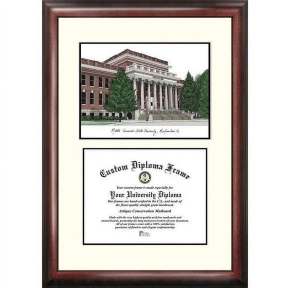 Middle Tennessee State 8.5" x 11" Scholar Framed Diploma