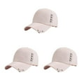 thumbnail image 1 of Decodeary Stay Stylish With Adjustable Ring Baseball Cap Any Occasion Cap With Rings Hat On Or Off Duty Match Style Party Pink 3Set, 1 of 6