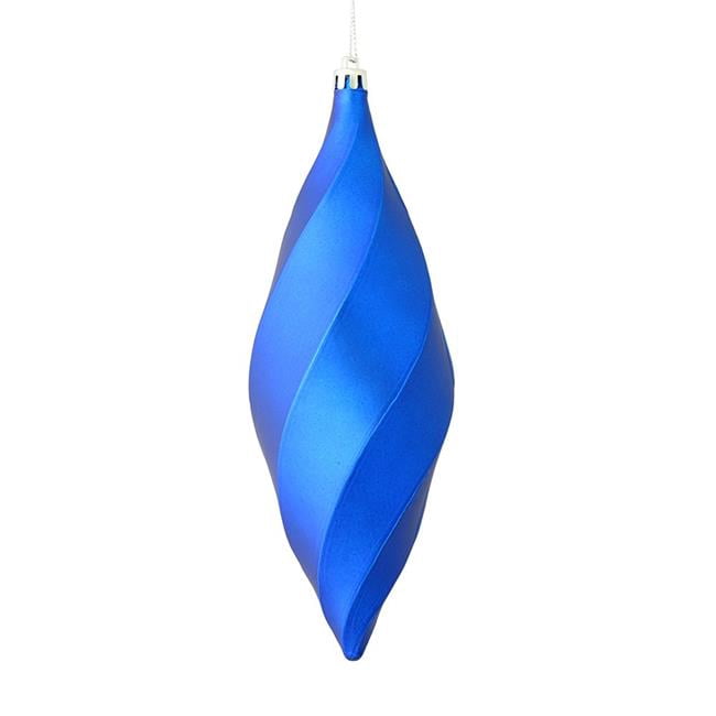 Vickerman M183102M 8 Po. Ornement Tourbillon Bleu Mat 6 par Sac