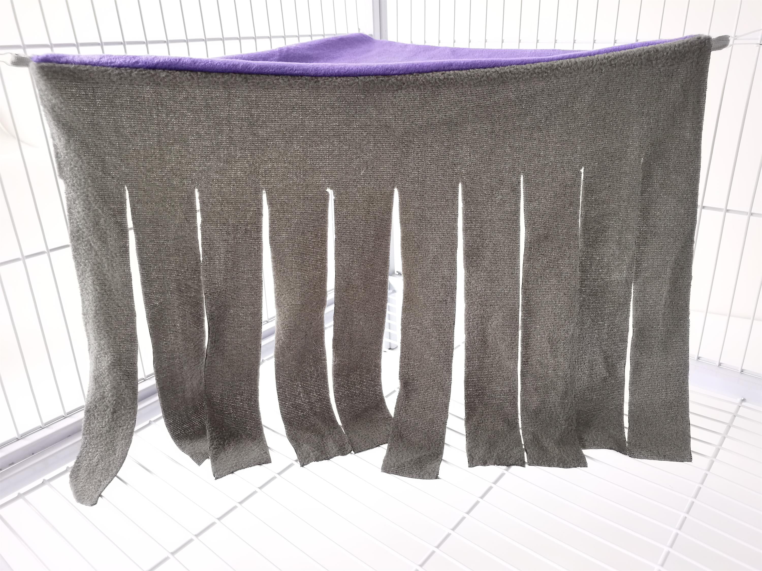 Guinea Pig Corner Hideout Small Animals Fleece Hideaway Cage Accessories for Rat, Chinchilla, Guinea Pig, Ferret