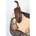 thumbnail image 6 of 14 In Hilason Western Horse Flex Tree Barrel Trail American Leather Saddle Brown, 6 of 8