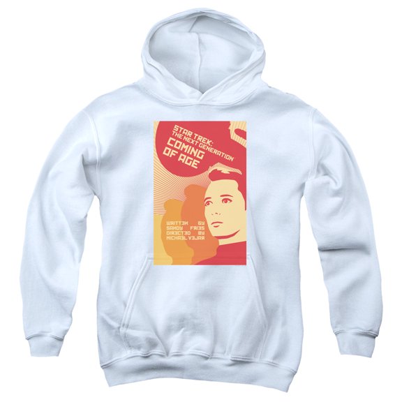 Star Trek - Tng Season 1 Episode 19 - Youth Hooded Sweatshirt - X-Large