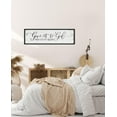thumbnail image 2 of CDDposter Give It to God and Go to Sleep Sign: Farmhouse Bedroom Wall Decor Above Bed Rustic Country Master Bedroom Hanging Decor Framed Country Plaque, 2 of 4