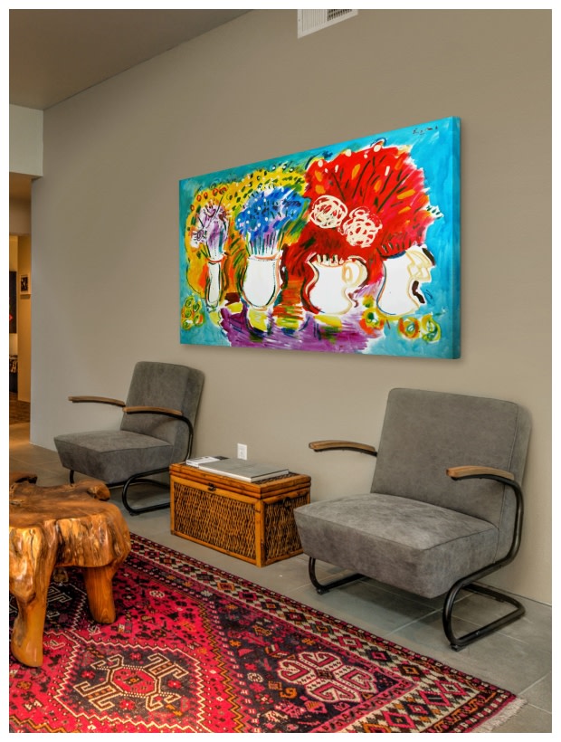 Marmont Hill "Mixed Bouquets" by Wayne Ensrud Painting Print on Canvas