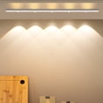 thumbnail image 5 of Simperf LED Human Body Sensing Light, Rechargeable Under Cabinet Lights, Three Color Dimming Motion Sensor Night Light, 1000mAh Battery Wireless Closet Light, 50cm, 5 of 9