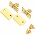 thumbnail image 1 of 2PCS Closet Door Magnetic Catch with Fastening Screws, Heavy-Duty Ball Catch Replacement Latch for Invisible Closet, Gate, and Pantry Doors (Gold), 1 of 7