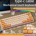 thumbnail image 3 of Portable 60% Gaming Keyboard,Ergonomic Rgb 61 Keys Keyboard With  Coated Abs Keycaps, For Win 11,10, 8, 7, Vista, Xp, For Os X Laptop, 3 of 8