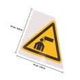 thumbnail image 2 of unbranded 2Ud Adhesivas De Advertencia Mira Tu Color Amarillo Para Prevención De Golpes Y Seguridad, 2 of 8