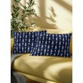 thumbnail image 5 of Outdoor Pillows Waterproof, Navy Blue Arrows Bedding Throw Pillows with Insert for Couch Sofa Bed, Modern Abstract Art Ethnic Tribal 12x20 Inch Pillowcases Decorative Camping Patio Pillow Set of 1, 5 of 8