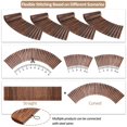 thumbnail image 4 of Pasarela curva de cedro Spurgehom de madera para jardín, 2,1 m, 4 of 7