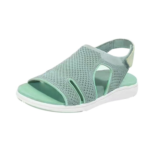 Sandales en Cuir pour Femmes 2025 Sandales Mode Saltwater Femmes Sandales d'Été Sandales Compensées à Talons Hauts pour Femmes Sandales avec Or Scintillant