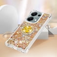 thumbnail image 5 of Funda para Xiaomi POCO M6 Pro 4G con Brillo Líquido Flotante, Purpurina, Parachoques y Anillo Giratorio Soporte, 5 of 5