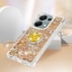 thumbnail image 5 of Funda para Xiaomi POCO M6 Pro 4G con Brillo Líquido Flotante, Purpurina, Parachoques y Anillo Giratorio Soporte, 5 of 5
