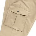 thumbnail image 7 of CQONEPT Cargo Pants for Mens Slim Fit Summer Casual Tactical Pants Hiking Outdoor Jogging Jogger Pant with Multi Pockets Khaki M, 7 of 7