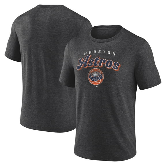 Men's Charcoal Houston Astros Wonderment Tri-Blend T-Shirt
