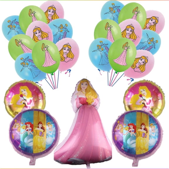 Sleeping Balloons Party Supplies Decor Set Decorations Kit Fans Birthday