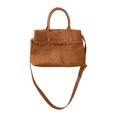 thumbnail image 1 of Bolso de mano para mujer, estilo vintage, informal, moderno, para el trabajo, con asa superior Marrón, 1 of 9