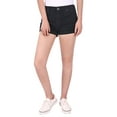 thumbnail image 5 of HDE Junior's Womens Mid Rise Stretchy Denim Jean Shorts Black M, 5 of 6