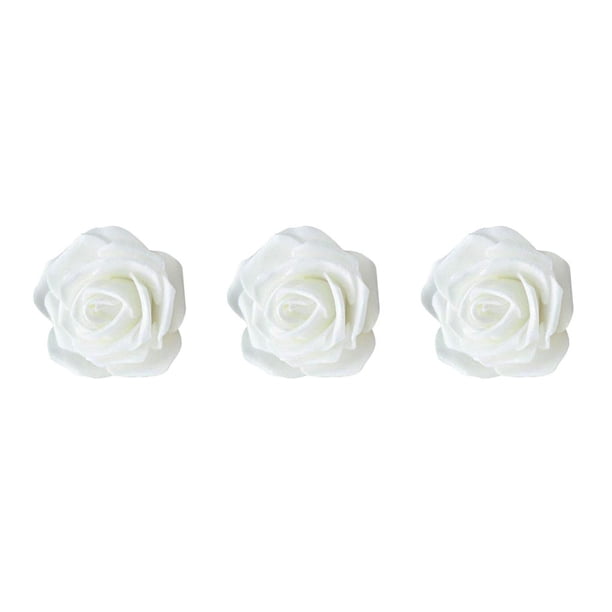 Flores biónicas artificiales Yuarrent 50 piezas PE espuma simulación Rosa flor falsa adornos de compromiso fiesta boda